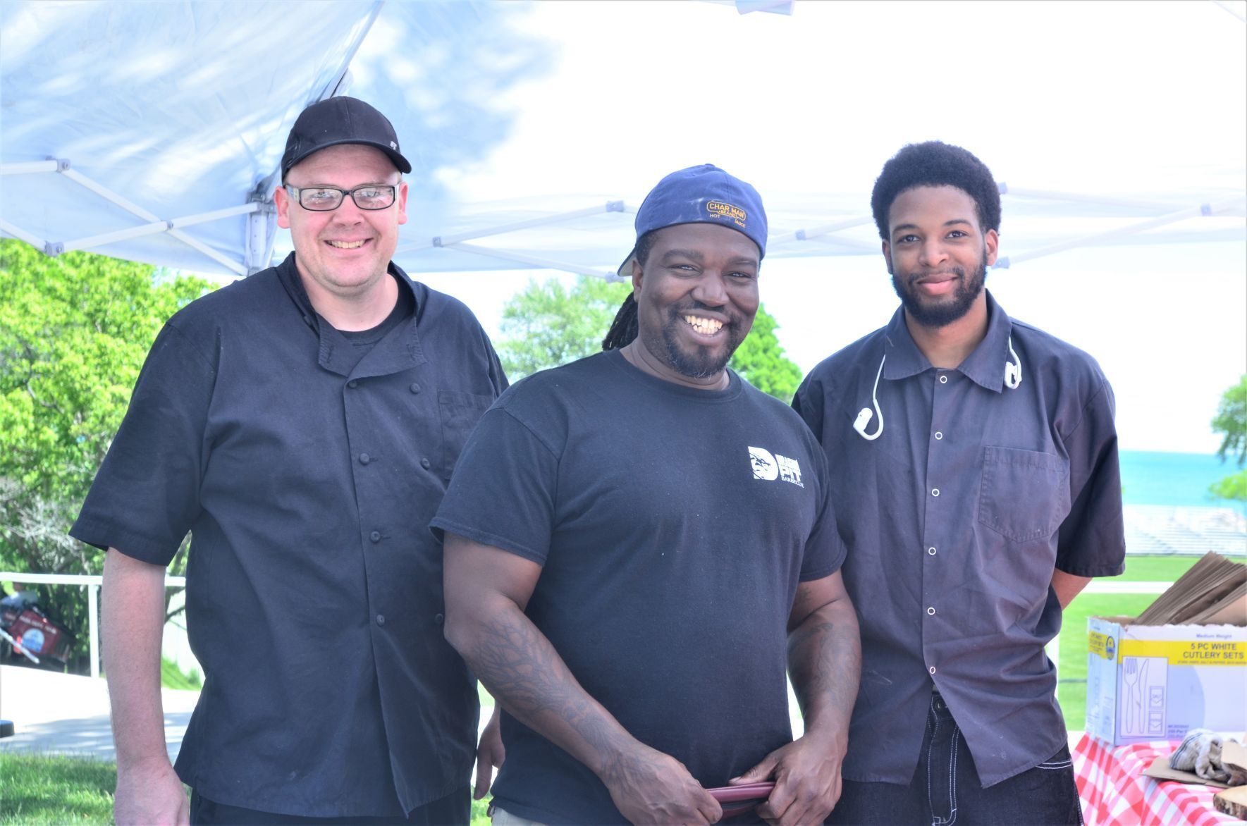The crew from Dragon Pit BBQ